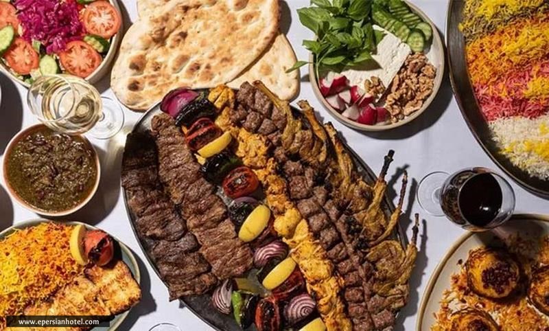غذاهای ایرانی و سنتی در هتل های 5 ستاره کیش